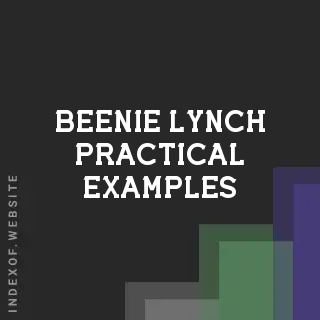 Beenie Lynch Practical Examples | Indexof