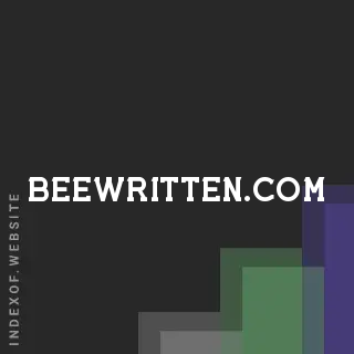 beewritten.com by Ishaan Sen site -  Indexof
