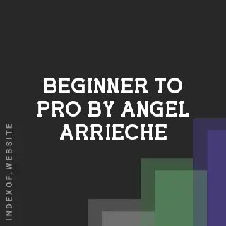 Beginner to Pro by Angel Arrieche | Indexof