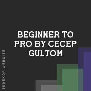 Beginner to Pro by Cecep Gultom | Indexof