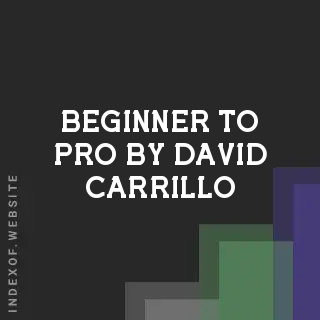 Beginner to Pro by David Carrillo | Indexof