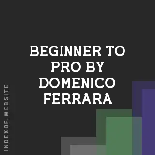 Beginner to Pro by Domenico Ferrara | Indexof