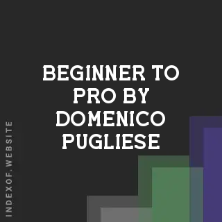 Beginner to Pro by Domenico Pugliese | Indexof