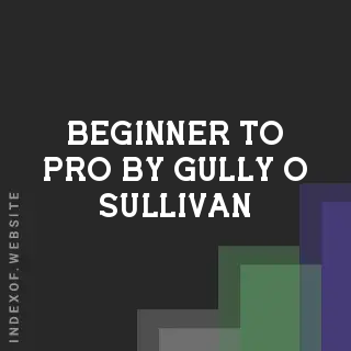 Beginner to Pro by Gully O Sullivan | Indexof