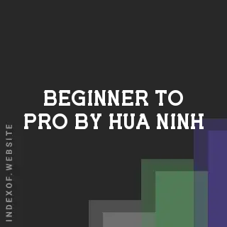 Beginner to Pro by Hua Ninh | Indexof
