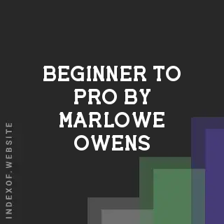 Beginner to Pro by Marlowe Owens | Indexof
