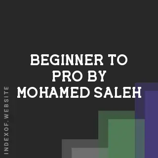 Beginner to Pro by Mohamed Saleh | Indexof