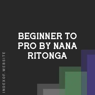 Beginner to Pro by Nana Ritonga | Indexof