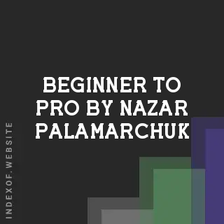 Beginner to Pro by Nazar Palamarchuk | Indexof