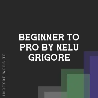 Beginner to Pro by Nelu Grigore | Indexof