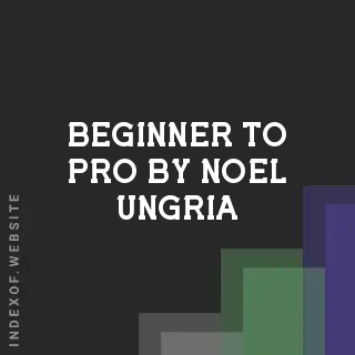 Beginner to Pro by Noel Ungria | Indexof