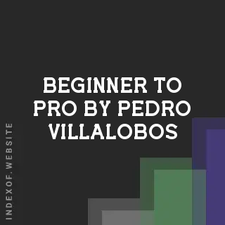 Beginner to Pro by Pedro Villalobos | Indexof