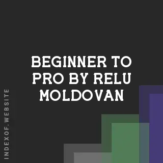 Beginner to Pro by Relu Moldovan | Indexof