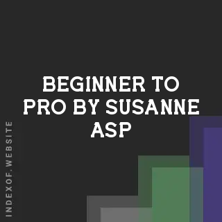 Beginner to Pro by Susanne Asp | Indexof