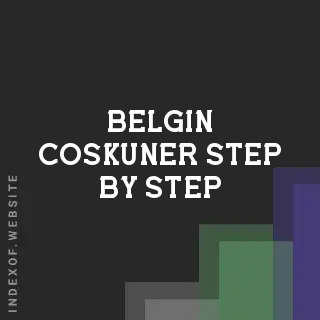 Belgin Coskuner Step-by-Step | Indexof
