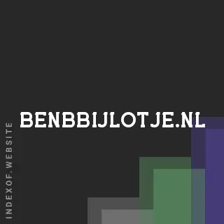 benbbijlotje.nl by Indah Tampubolon site -  Indexof