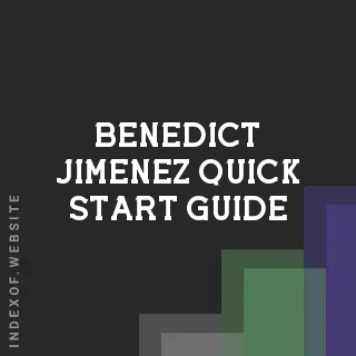 Benedict Jimenez Quick Start Guide | Indexof