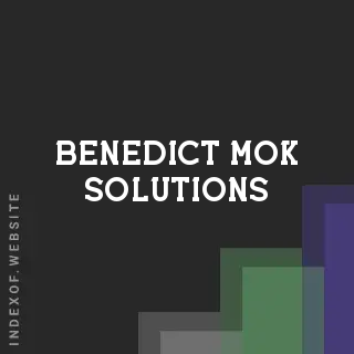 Benedict Mok Solutions | Indexof