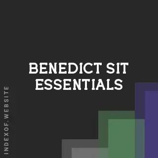 Benedict Sit Essentials | Indexof