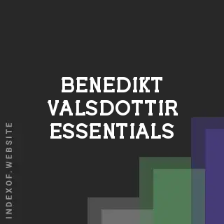 Benedikt Valsdottir Essentials | Indexof