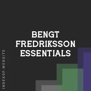 Bengt Fredriksson Essentials | Indexof