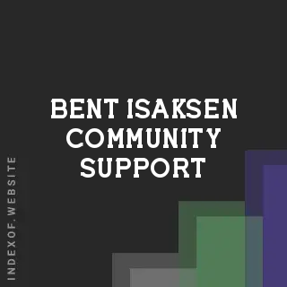 Bent Isaksen Community Support | Indexof