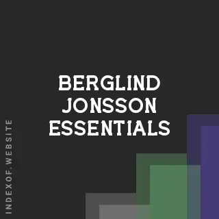 Berglind Jonsson Essentials | Indexof
