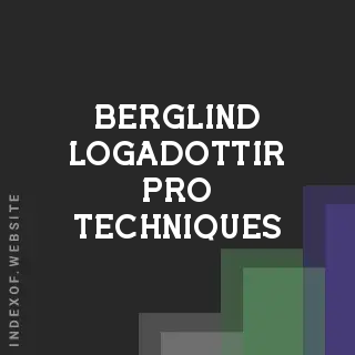 Berglind Logadottir Pro Techniques | Indexof