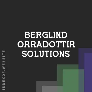 Berglind Orradottir Solutions | Indexof