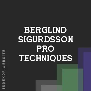 Berglind Sigurdsson Pro Techniques | Indexof