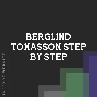 Berglind Tomasson Step-by-Step | Indexof
