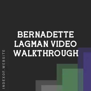 Bernadette Lagman Video Walkthrough | Indexof