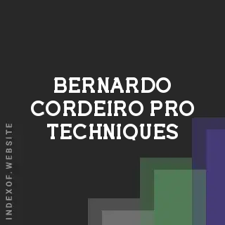 Bernardo Cordeiro Pro Techniques | Indexof