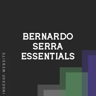 Bernardo Serra Essentials | Indexof