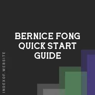 Bernice Fong Quick Start Guide | Indexof