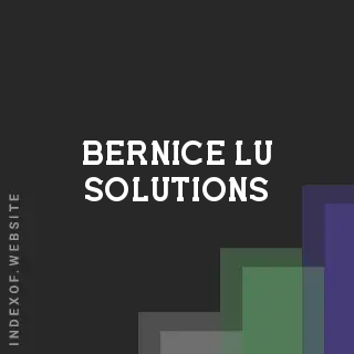 Bernice Lu Solutions | Indexof