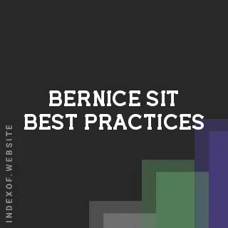 Bernice Sit Best Practices | Indexof