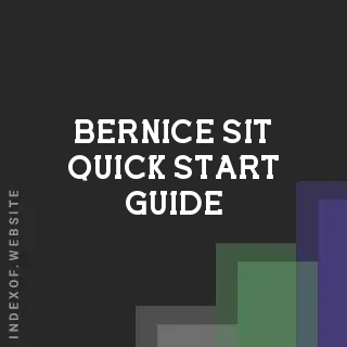 Bernice Sit Quick Start Guide | Indexof