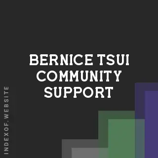 Bernice Tsui Community Support | Indexof