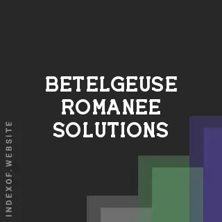 Betelgeuse Romanee Solutions | Indexof