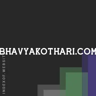 bhavyakothari.com by Saffron Gordon site -  Indexof