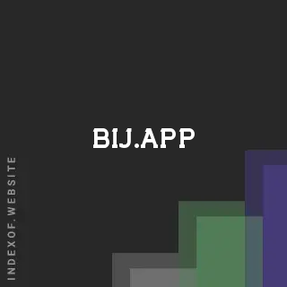 bij.app by Chi Kuang site -  Indexof