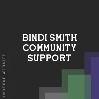 Bindi Smith Community Support | Indexof