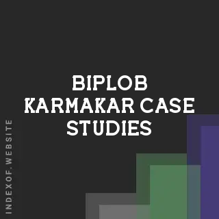 Biplob Karmakar Case Studies | Indexof