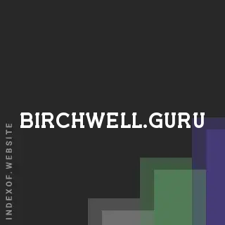 birchwell.guru by Federico Pellegrini site -  Indexof