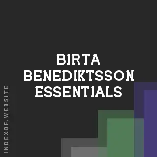 Birta Benediktsson Essentials | Indexof