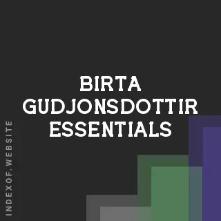 Birta Gudjonsdottir Essentials | Indexof