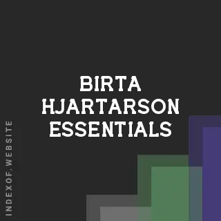 Birta Hjartarson Essentials | Indexof