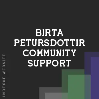 Birta Petursdottir Community Support | Indexof