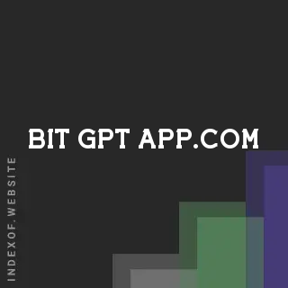 bit-gpt-app.com by Kyriaki Hadijianni site -  Indexof